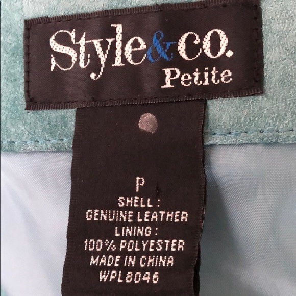 NWOT Style & Co fitted Suede jacket. - Picture 3 of 3